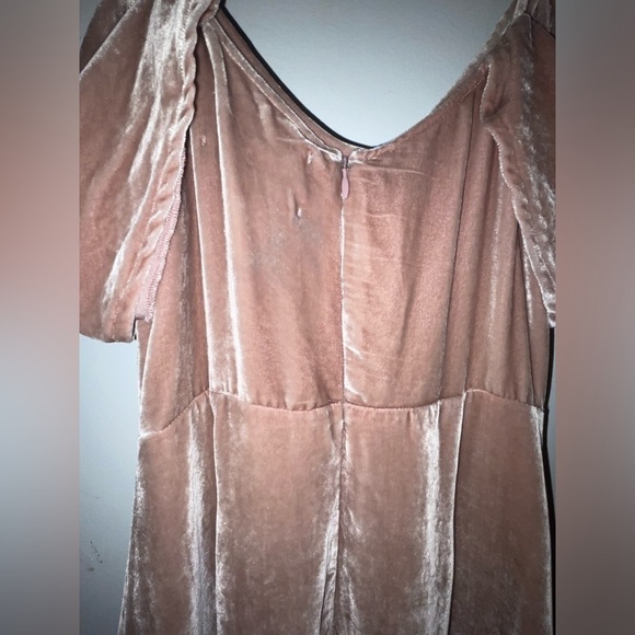 Reformation Lorraine Velvet Silk Mini Dress 💗 Sz 4 - Picture 11 of 16
